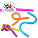 Stretch-Schnur, Colours, ca. 28 cm Glitzer Stressball Trendhaus