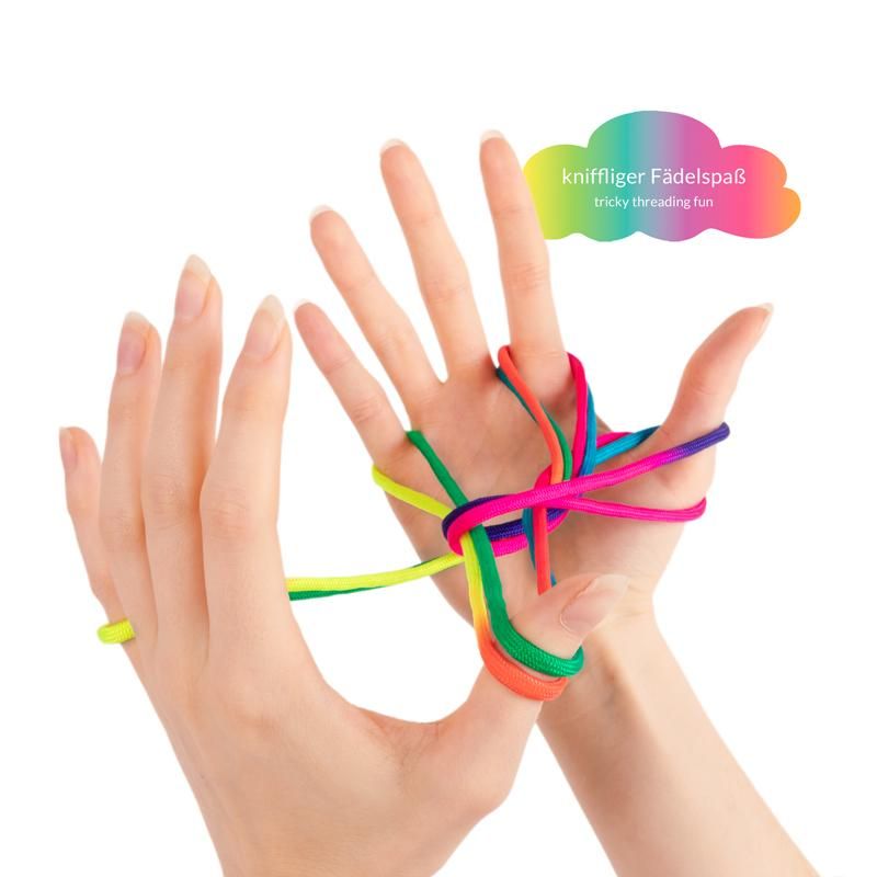 Finger-Fadenspiel Regenbogen