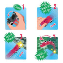 Salto-Aufzieh-Auto, 4-fach sortiert