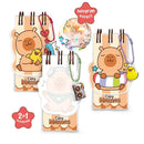 Mini-Blöckchen 2-in-1 104 Blatt, 3-fach sortiert