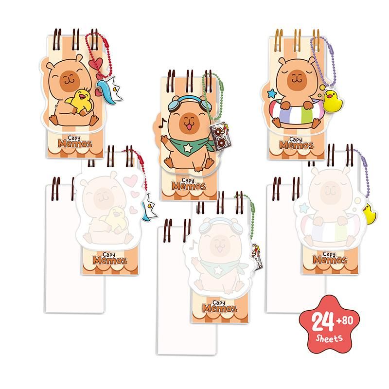 Mini-Blöckchen 2-in-1 104 Blatt, 3-fach sortiert