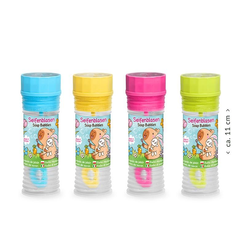 Seifenblasen-Spiel 50ml, 4-fach sortiert