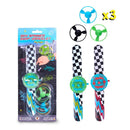 SPEED Sky Spinner Snap-Armband, 2-fach sortiert