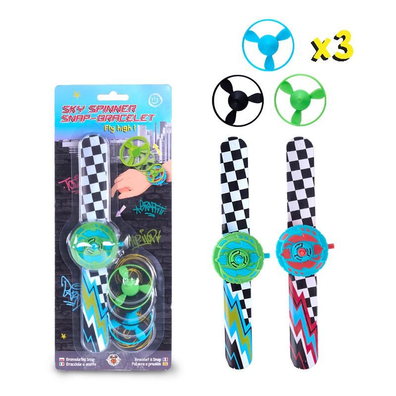 SPEED Sky Spinner Snap-Armband, 2-fach sortiert