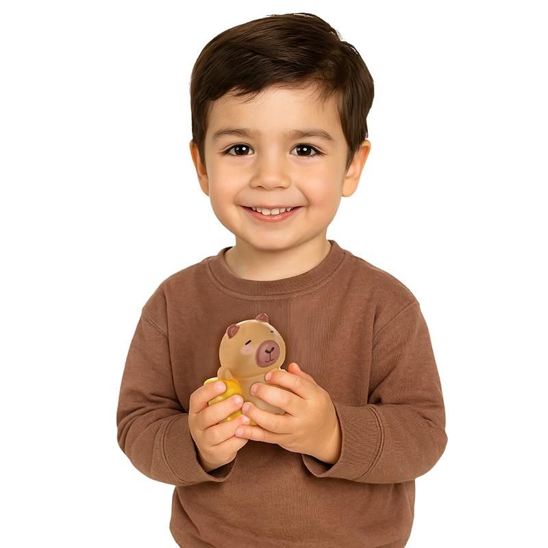 Anti-Stress Soft-Figuren Capybara, 3-fach sortiert (1 Stück)