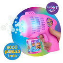 Seifenblasen-Blaster Light-Up inkl. Seifenblasenflüssigkeit Seitenblasen Trendhaus