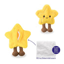 Kuschel-Kirschkernkissen Stern