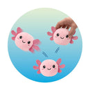 Plüsch High-Bouncing-Ball Axolotl Ø 7cm, 3-fach sortiert Ball Trendhaus