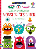 Minis - Sticker-Kreativbuch: Monster-Gesichter Stickerbuch Usborne