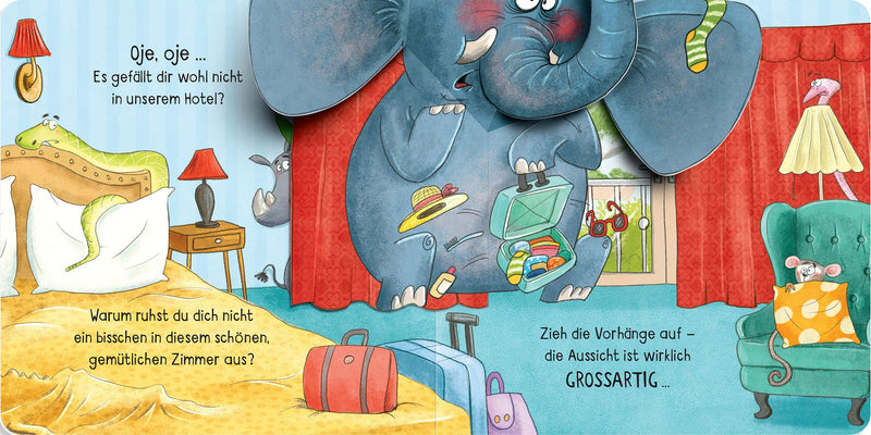Mein verrücktes Pop-up-Klappenbuch: Achtung, Flusspferd im Klo!