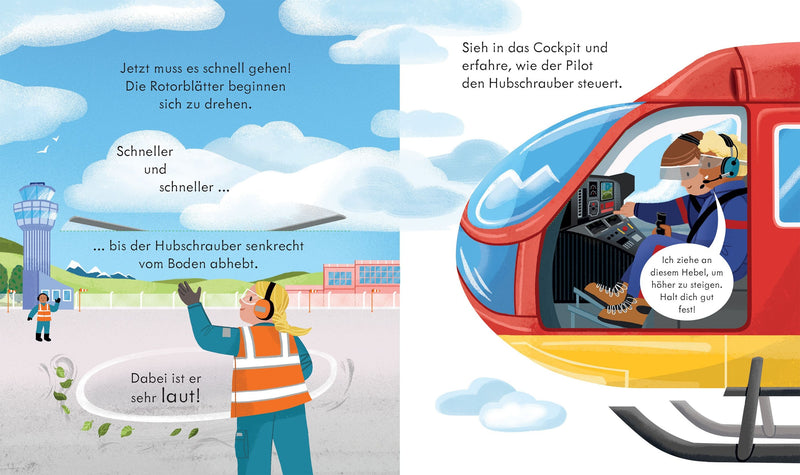 Guck mal, wie das funktioniert! Der Rettungshubschrauber