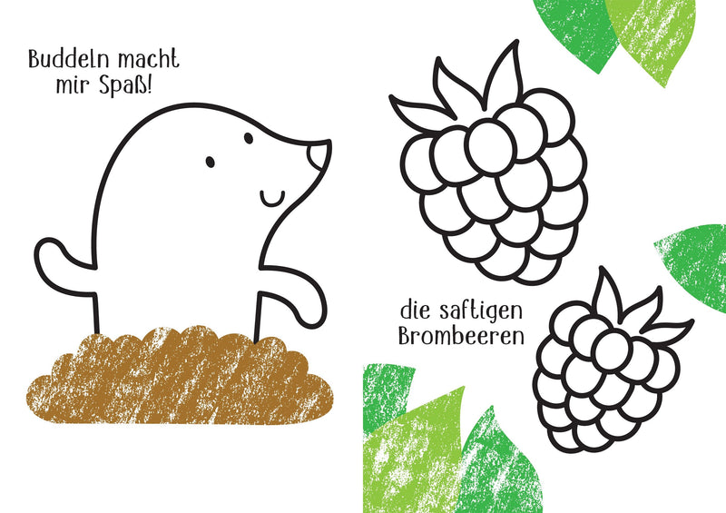 Kleine Kreativ-Werkstatt - Ganz einfach ausmalen: Herbst