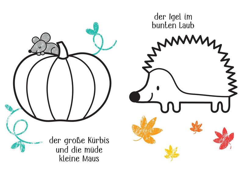 Kleine Kreativ-Werkstatt - Ganz einfach ausmalen: Herbst