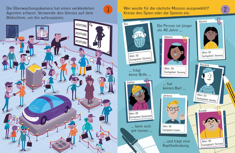 Usborne Minis: Gut getarnt! Rätsel für Geheimagenten