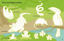 Malen und Stickern: Welt der Tiere Stickerbuch Usborne