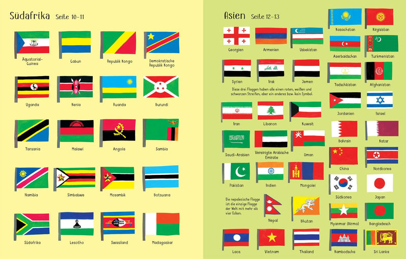 Mein Stickerbuch: Flaggen unserer Welt