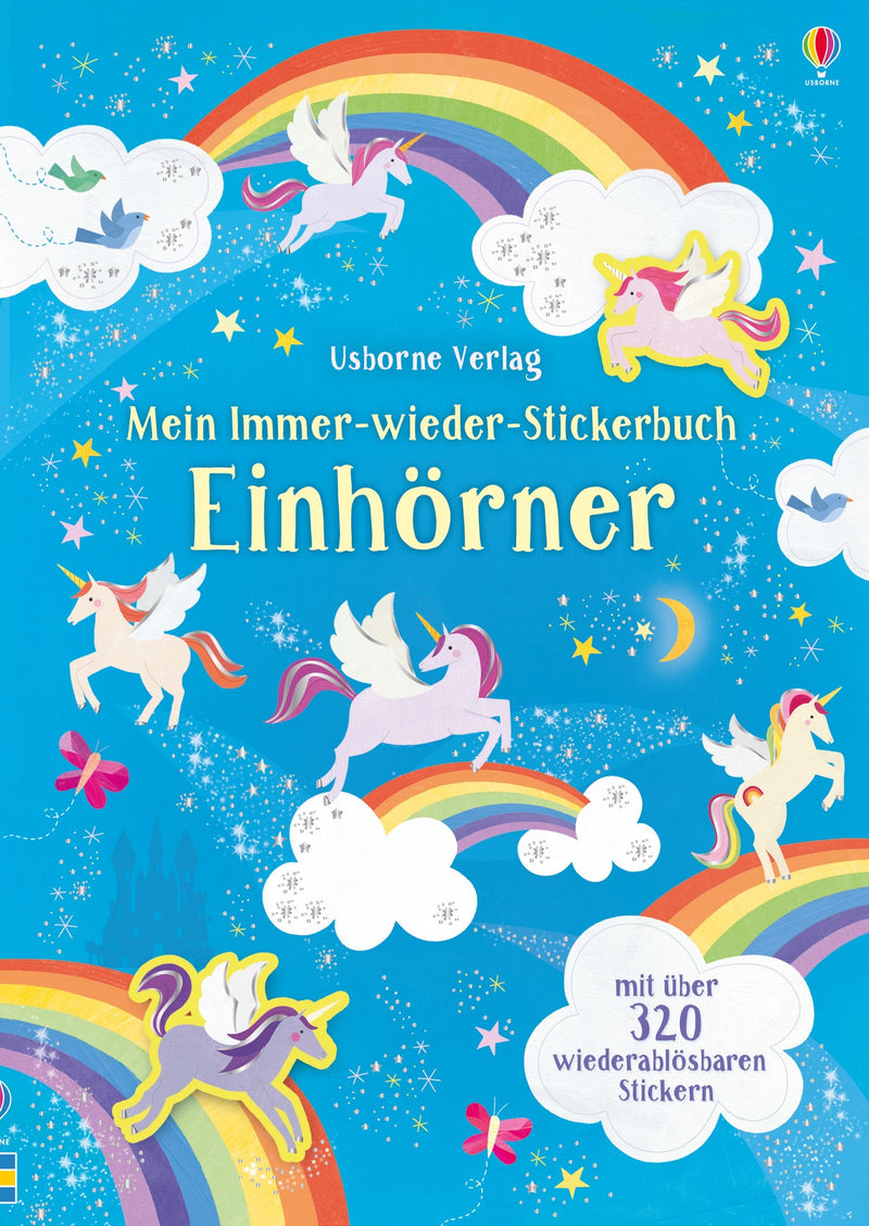 Mein Immer-wieder-Stickerbuch: Einhörner