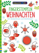 Usborne Minis - Fingerstempeln: Weihnachten