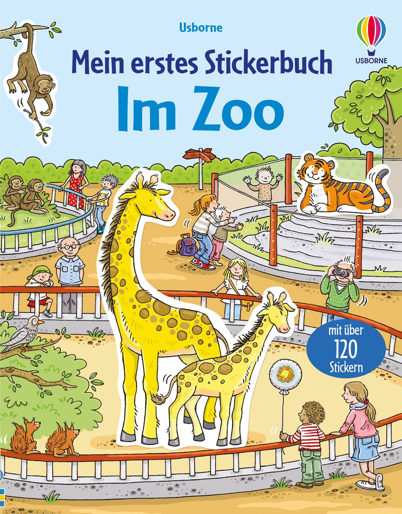 Mein erstes Stickerbuch: Im Zoo