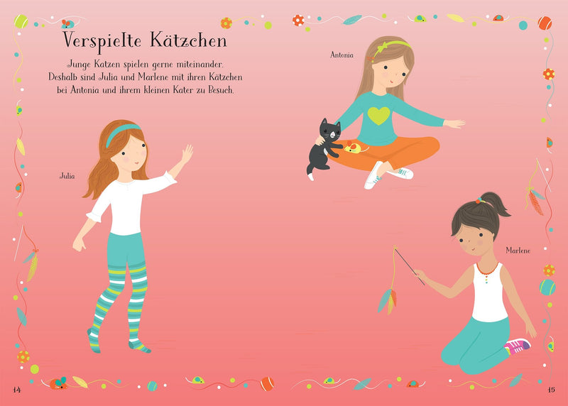 Mein erstes Anziehpuppen-Stickerbuch: Kitti, das kleine Kätzchen