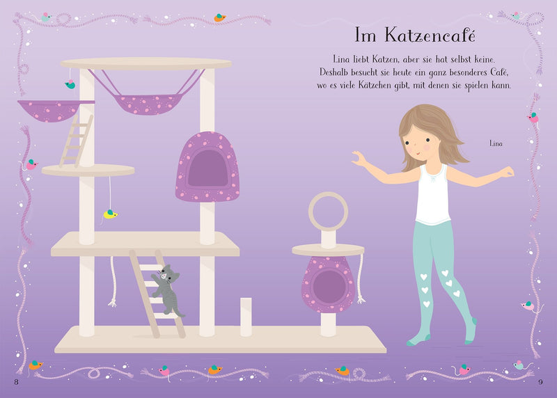 Mein erstes Anziehpuppen-Stickerbuch: Kitti, das kleine Kätzchen