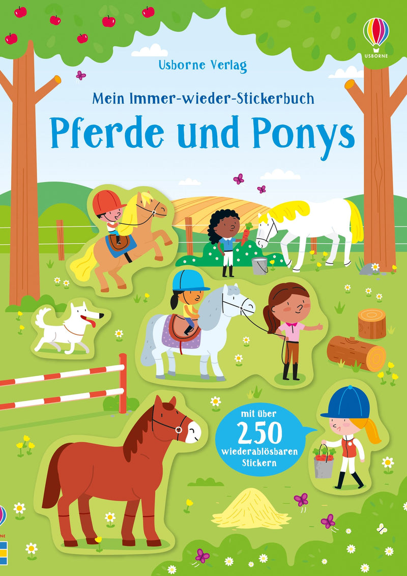 Mein Immer-wieder-Stickerbuch: Pferde und Ponys