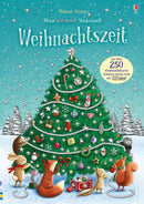 Meine glitzernde Stickerwelt: Weihnachtszeit Stickerbuch Usborne