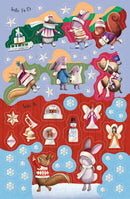 Meine glitzernde Stickerwelt: Weihnachtszeit Stickerbuch Usborne