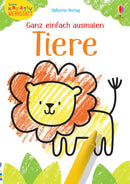 Kleine Kreativ-Werkstatt - Ganz einfach ausmalen: Tiere Bücher Usborne