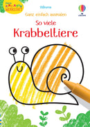 Kleine Kreativ-Werkstatt - Ganz einfach ausmalen: So viele Krabbeltiere