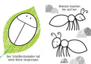 Kleine Kreativ-Werkstatt - Ganz einfach ausmalen: So viele Krabbeltiere