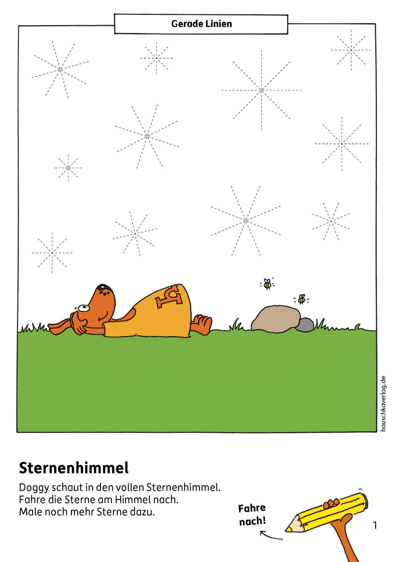 Vorschulblock - Schwungübungen