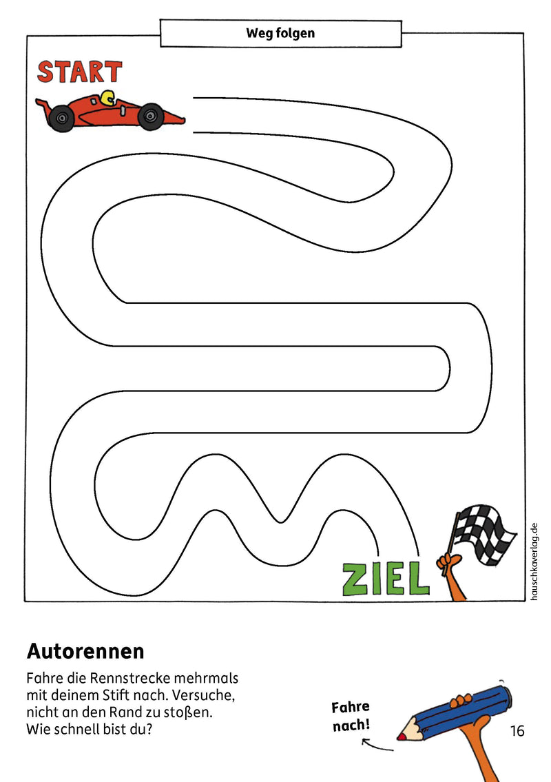 Vorschulblock - Schwungübungen