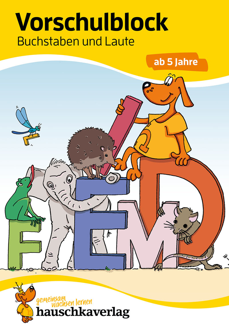 Vorschulblock - Buchstaben und Laute