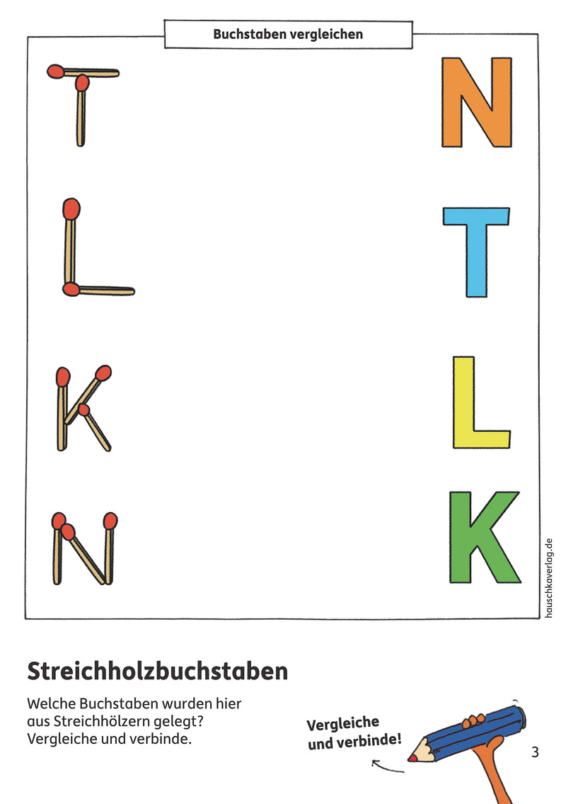 Vorschulblock - Buchstaben und Laute