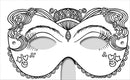 Diamantmasken zum ausmalen – Glitzerspaß Bastel-Set Ars Edition