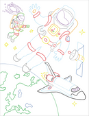 Zauberbilder – Weltall Buch Ars Edition