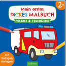 Mein erstes dickes Malbuch ab 2 – Polizei & Feuerwehr Malbuch Ars Edition