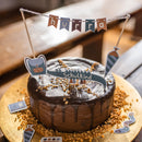 Kuchen-Topper zur Einschulung Adventure Schulkind