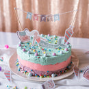 Kuchen-Topper zur Einschulung mit Glitzereffekt  Schulkind Under the Sea