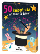 50 Zaubertricks mit Papier und Schnur Kartenspiel Moses