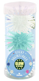 Nachtleuchtende Sticky Snowflakes Experimentieren Moses