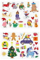 Nachtleuchtendes Fenstersticker-Set Fensterbild Moses