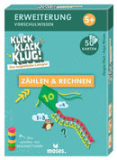 Klick Klack Klug Kartenset Erstes Zählen & Rechnen ab 5 Jahren Spiele Moses