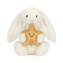 Cream Bunny mit Stern Kuscheltier Jellycat