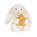 Cream Bunny mit Stern Kuscheltier Jellycat