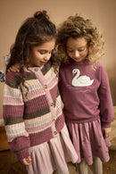 Minymo Strickcardigan Woodrose