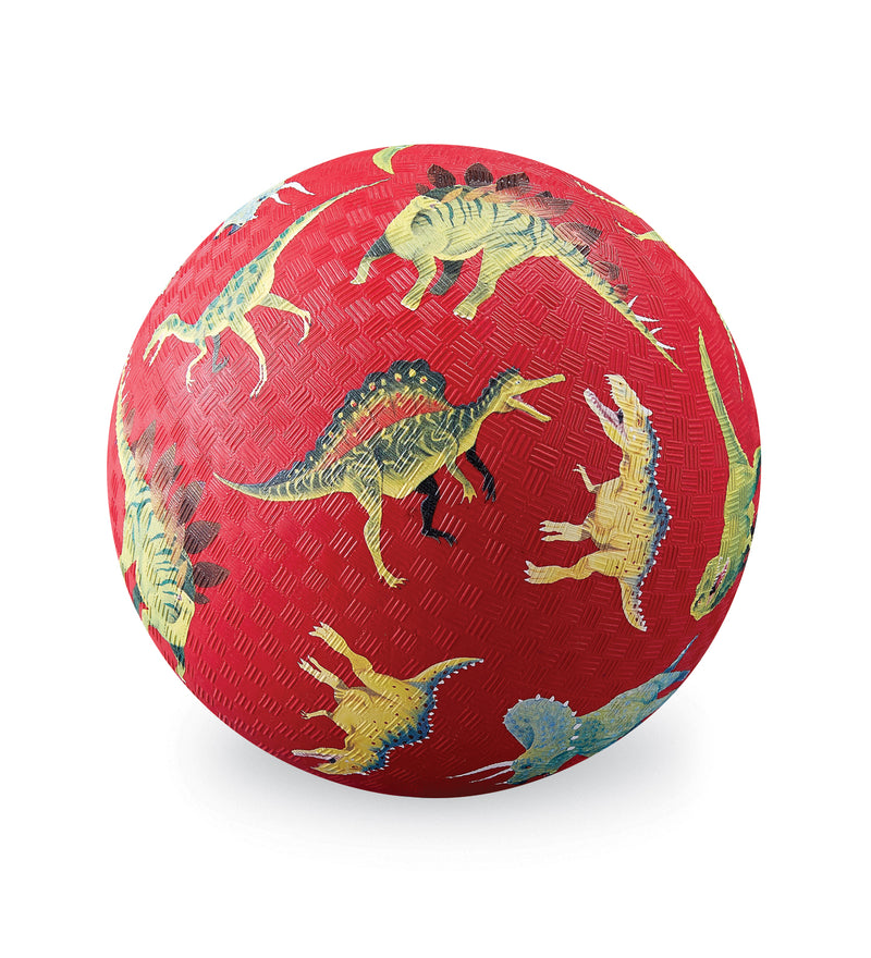 Crocodile Creek Ball Naturkautschuk Dinosaurier 18 cm