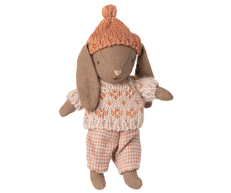 Winterhase, Micro - Braun - Rosa