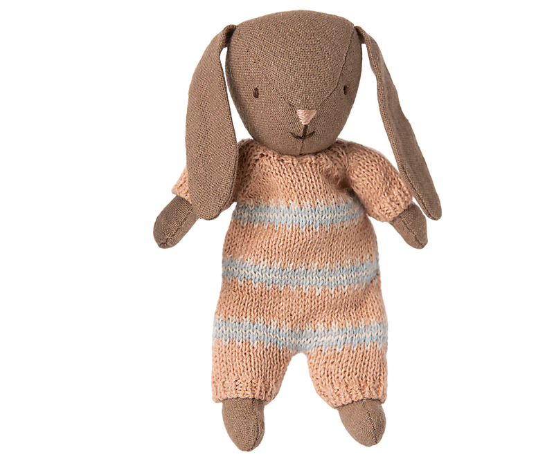 Hase, Mikro - Braun - Dusty Rose Strickanzug